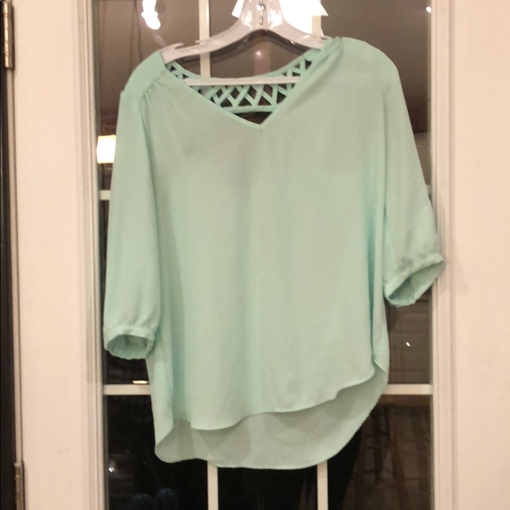 Mint dressy top